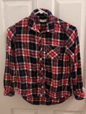 BLL Flannel kids Multi-colored Button-down collared shirt, M